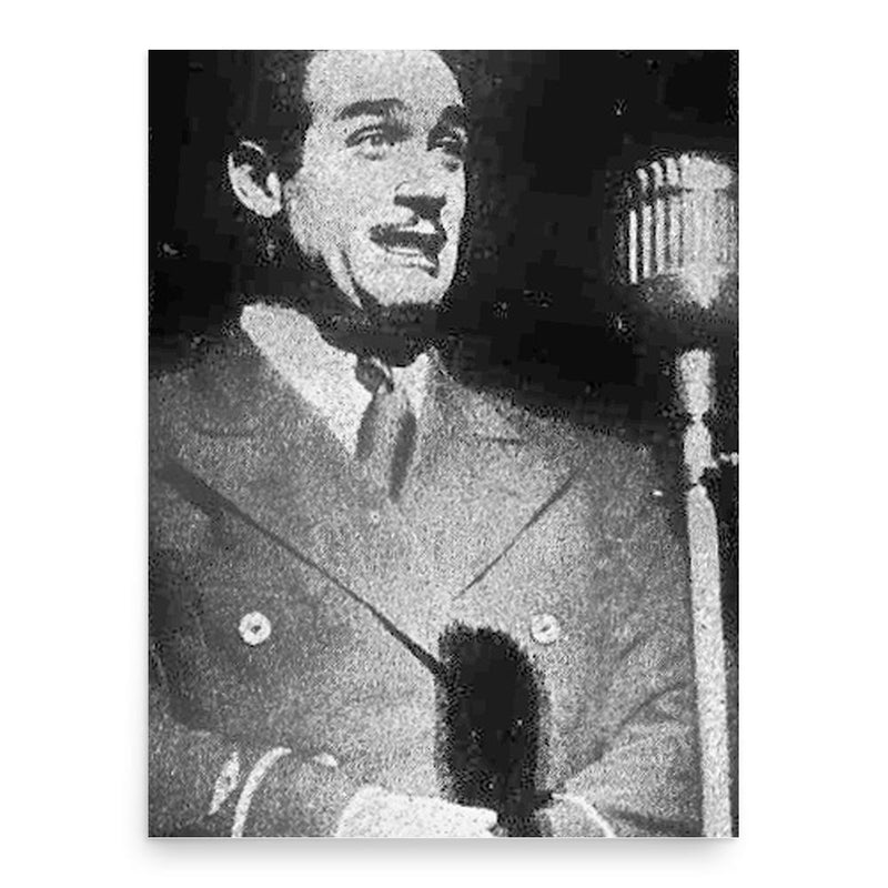 Candy Candido poster print, in size 18x24 inches.