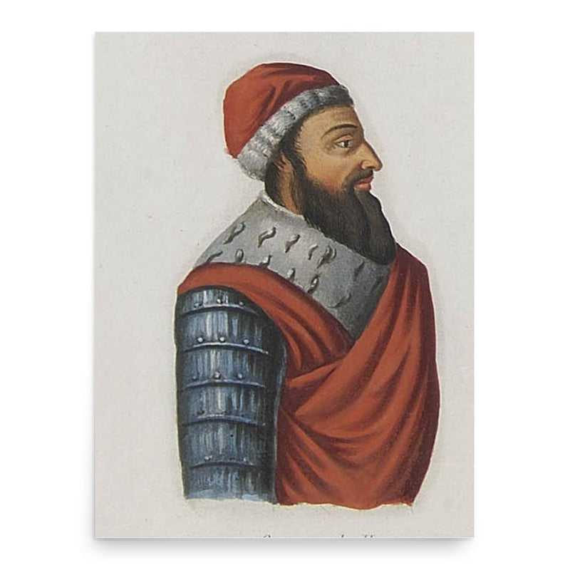 Cangrande II della Scala poster print, in size 18x24 inches.