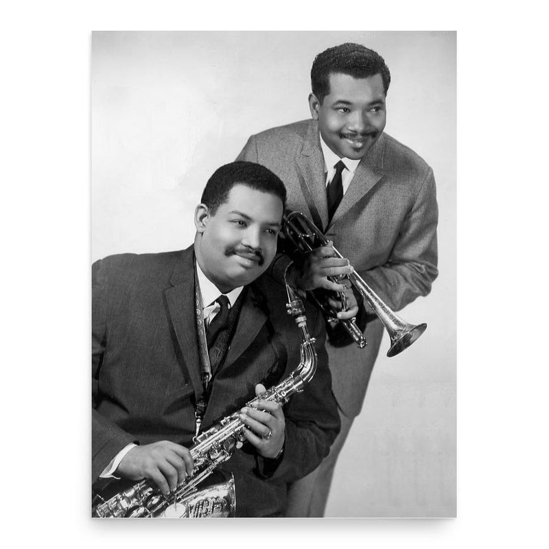 Cannonball Adderley poster print, in size 18x24 inches.
