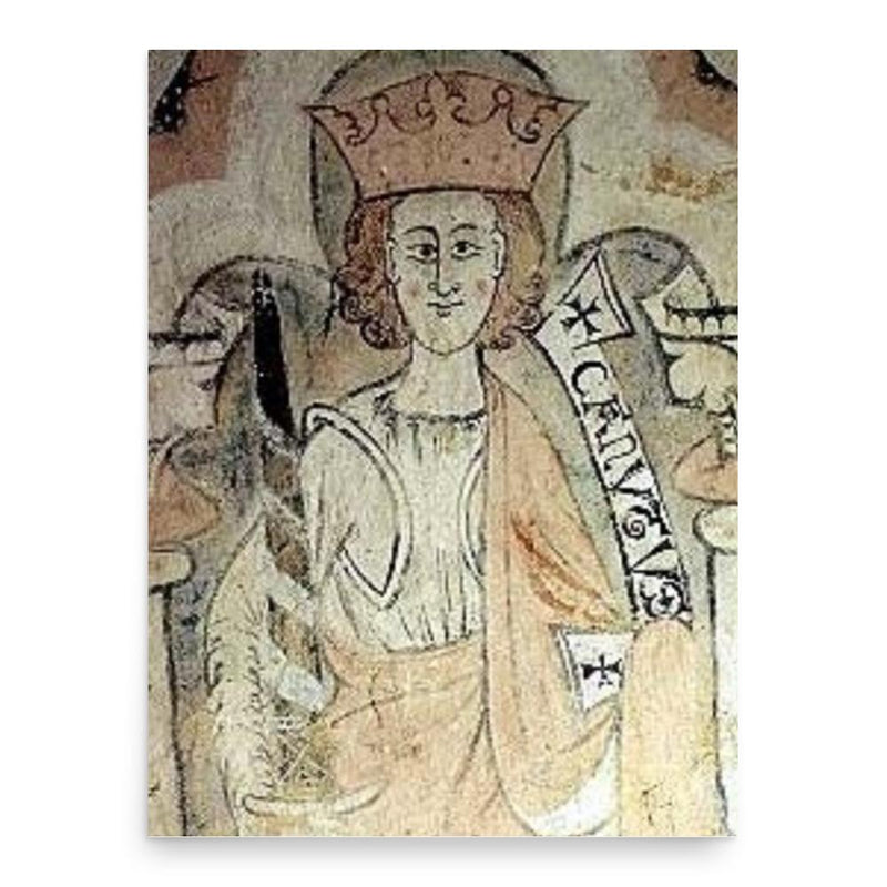 Canute I of Sweden poster print, in size 18x24 inches.