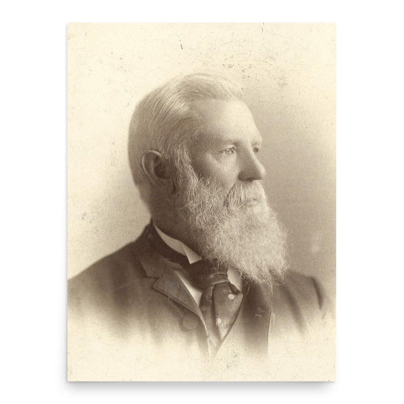 Canute Peterson poster print, in size 18x24 inches.