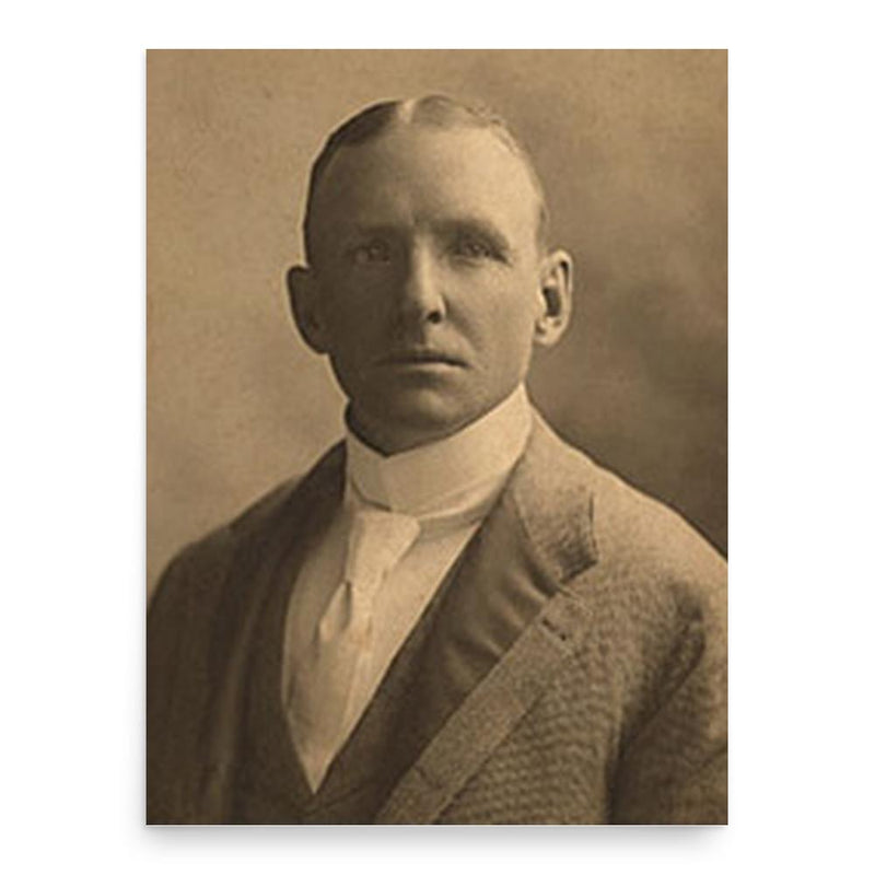 Cap Anson poster print, in size 18x24 inches.