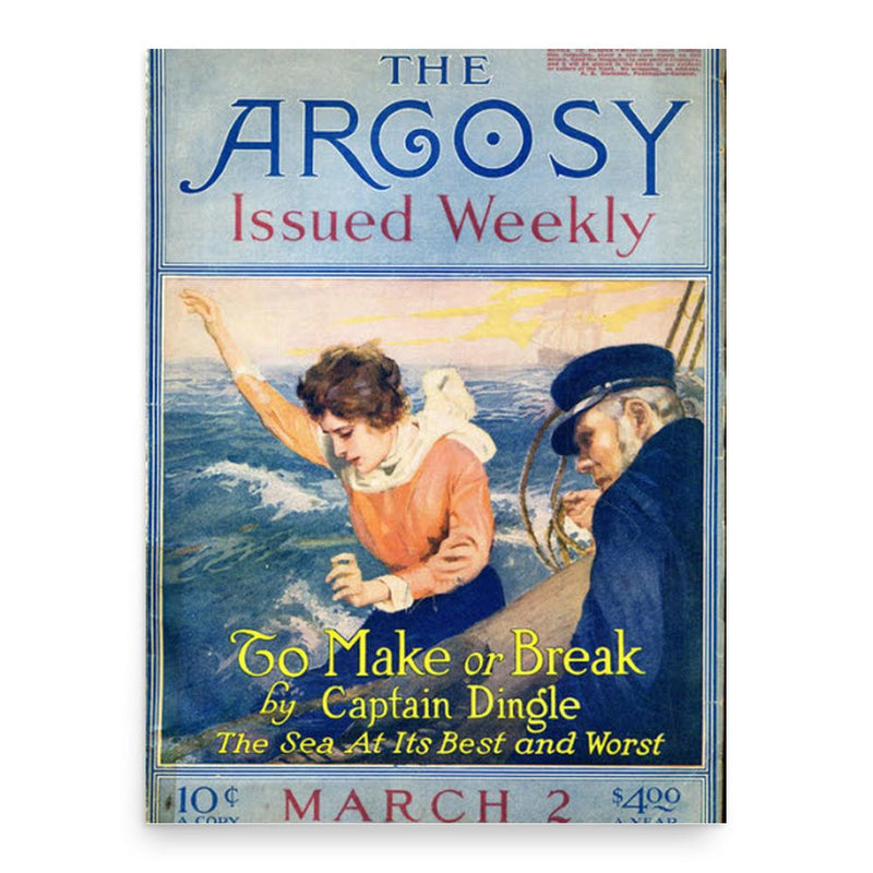 Captain Dingle poster print, in size 18x24 inches.