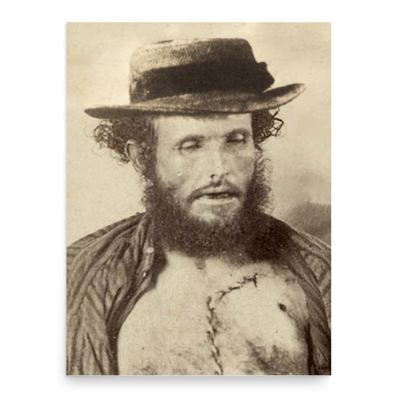 Captain Thunderbolt poster print, in size 18x24 inches.