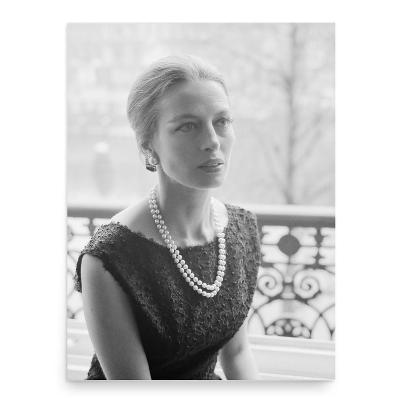 Capucine poster print, in size 18x24 inches.