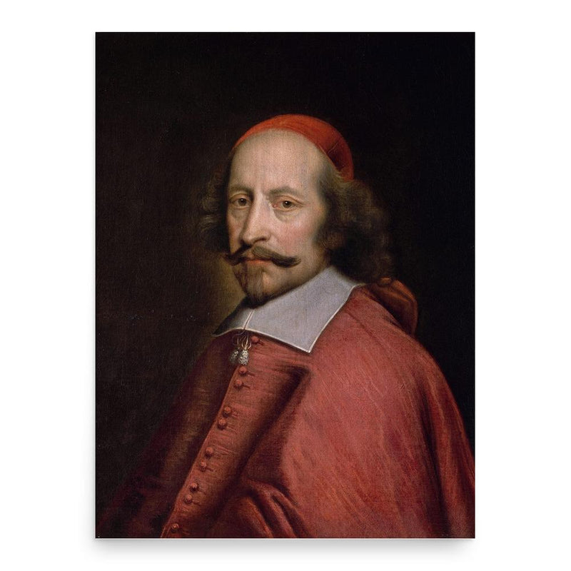 Cardinal Mazarin poster print, in size 18x24 inches.