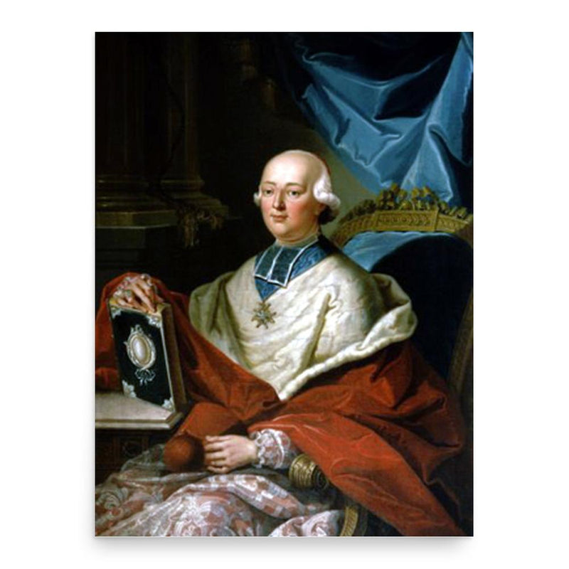 Cardinal de Rohan poster print, in size 18x24 inches.