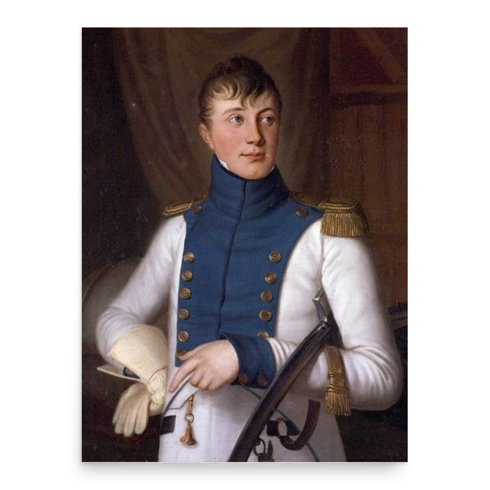 Carel Sirardus Willem van Hogendorp poster print, in size 18x24 inches.