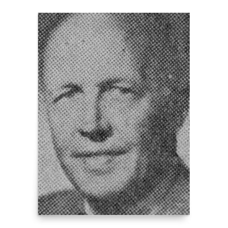 Carl-Ehrenfried Carlberg poster print, in size 18x24 inches.