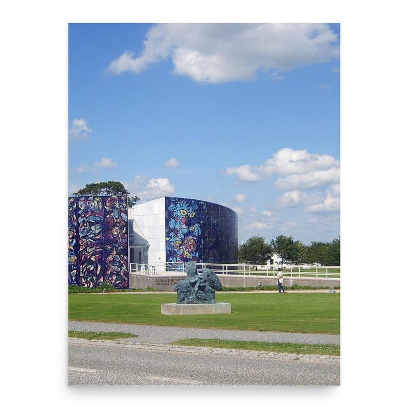 Carl-Henning Pedersen poster print, in size 18x24 inches.