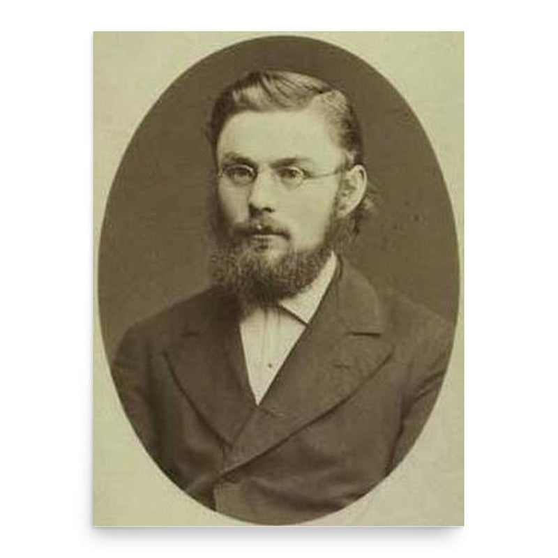 Carl Aarsleff poster print, in size 18x24 inches.