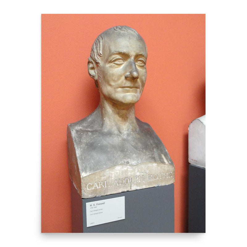 Carl Adolph Rothe poster print, in size 18x24 inches.