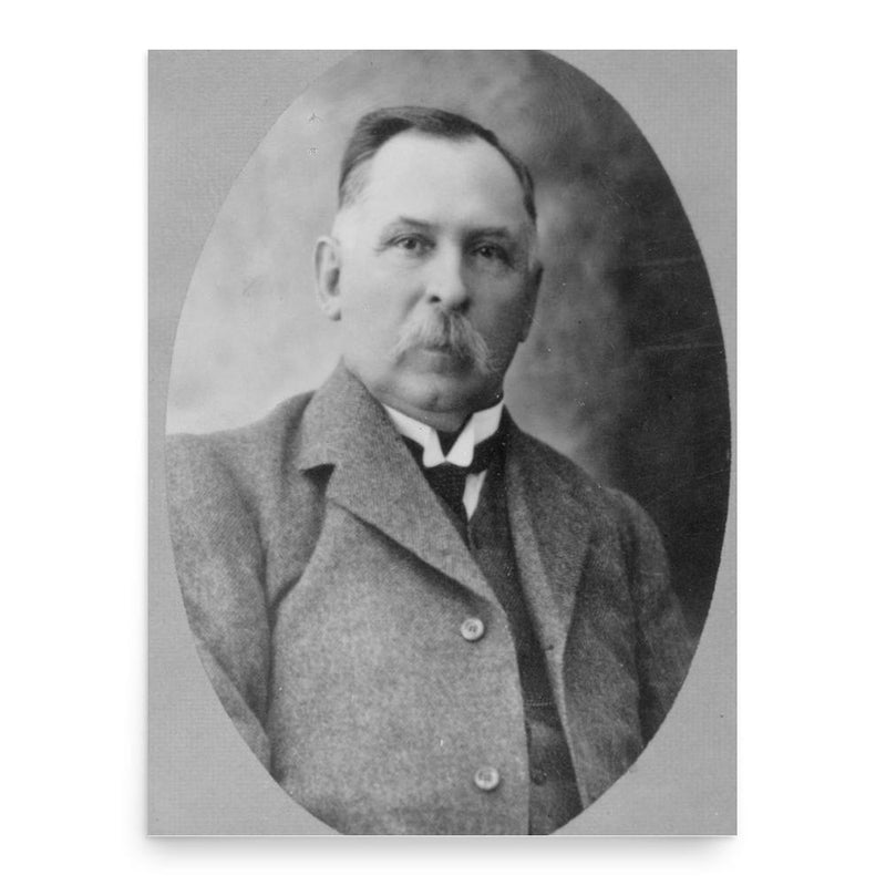 Carl Albert Unbehaun poster print, in size 18x24 inches.