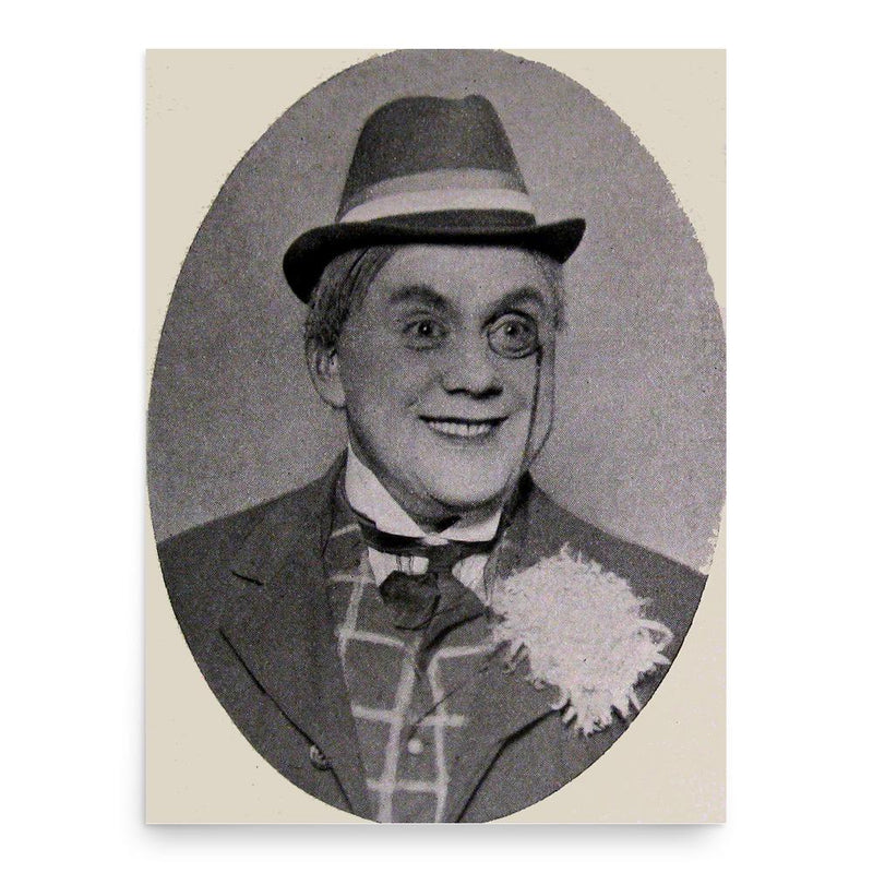 Carl Alstrup poster print, in size 18x24 inches.