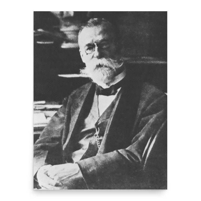 Carl Arnold Ruge poster print, in size 18x24 inches.