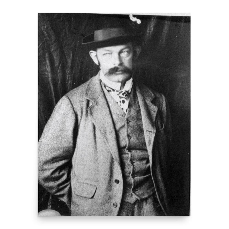 Carl Attems poster print, in size 18x24 inches.