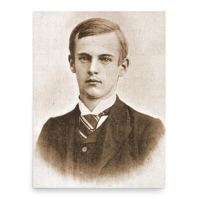 Carl August Walbrodt poster print, in size 18x24 inches.