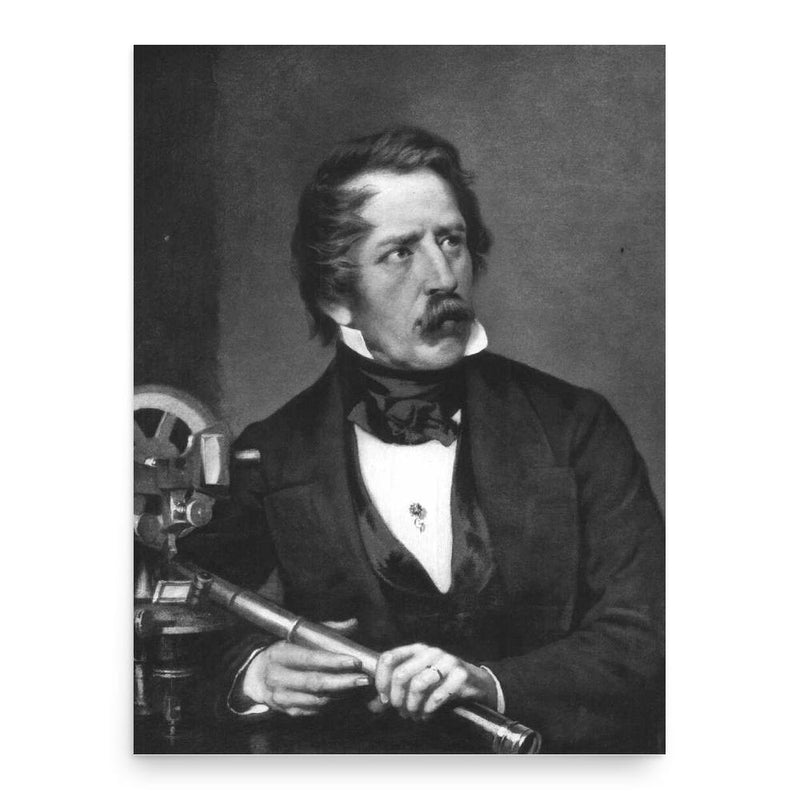 Carl August von Steinheil poster print, in size 18x24 inches.