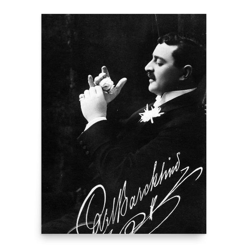 Carl Barcklind poster print, in size 18x24 inches.