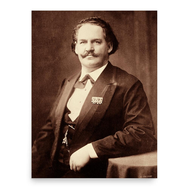 Carl Bechstein poster print, in size 18x24 inches.