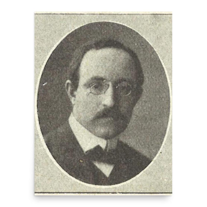 Carl Benedicks poster print, in size 18x24 inches.