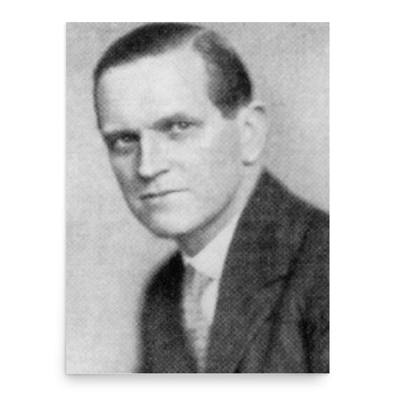 Carl Bergsten poster print, in size 18x24 inches.