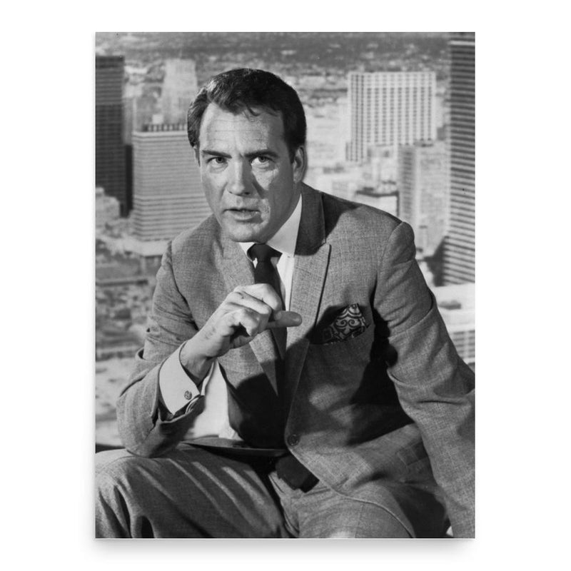 Carl Betz poster print, in size 18x24 inches.