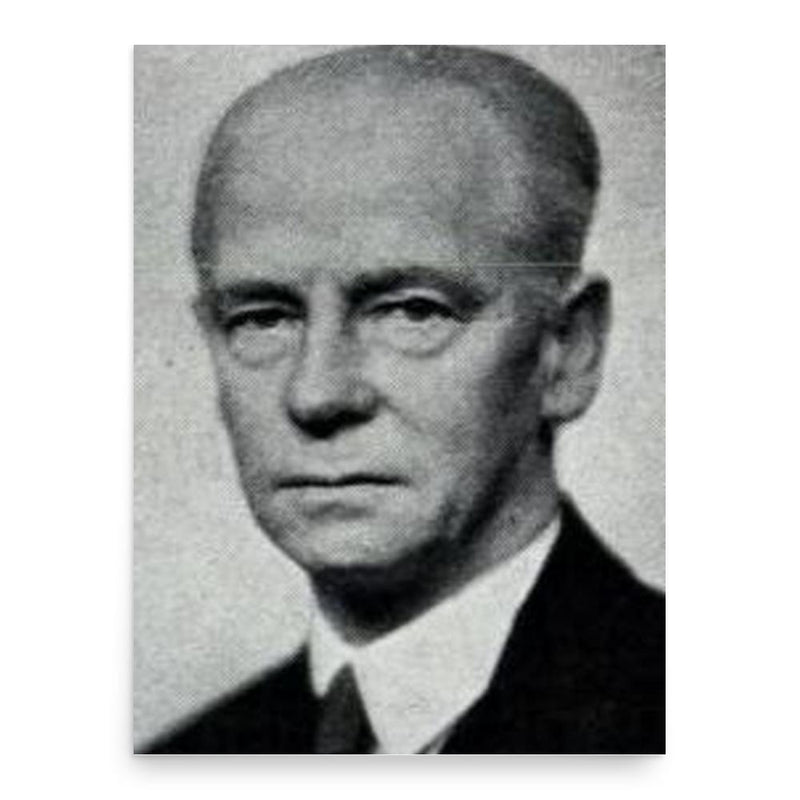 Carl Bugge poster print, in size 18x24 inches.