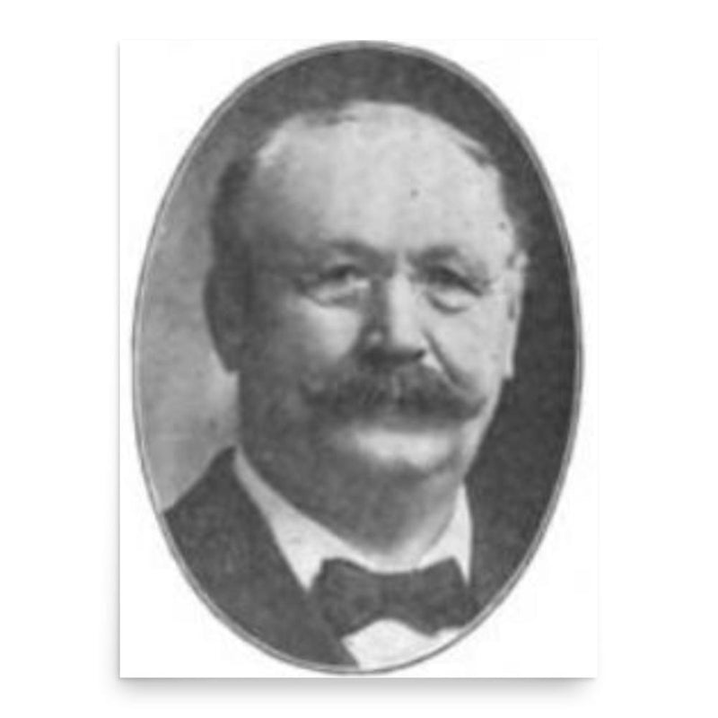 Carl Busacker poster print, in size 18x24 inches.