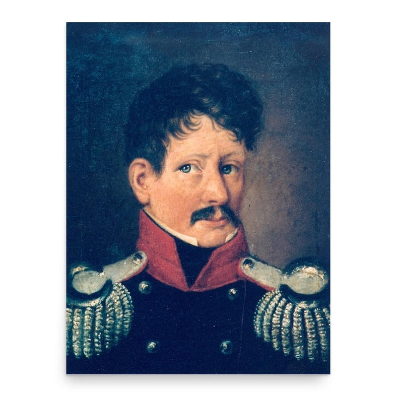 Carl Christian Seydewitz poster print, in size 18x24 inches.