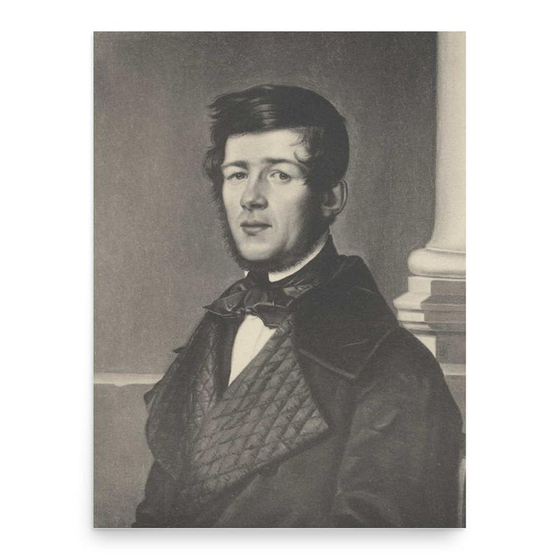 Carl Conrad Theodor Litzmann poster print, in size 18x24 inches.