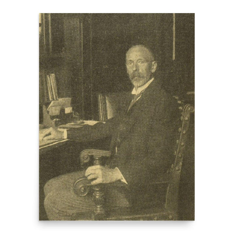 Carl Diener poster print, in size 18x24 inches.