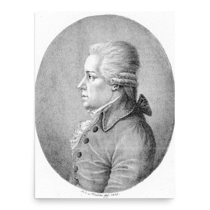 Carl Ditters von Dittersdorf poster print, in size 18x24 inches.