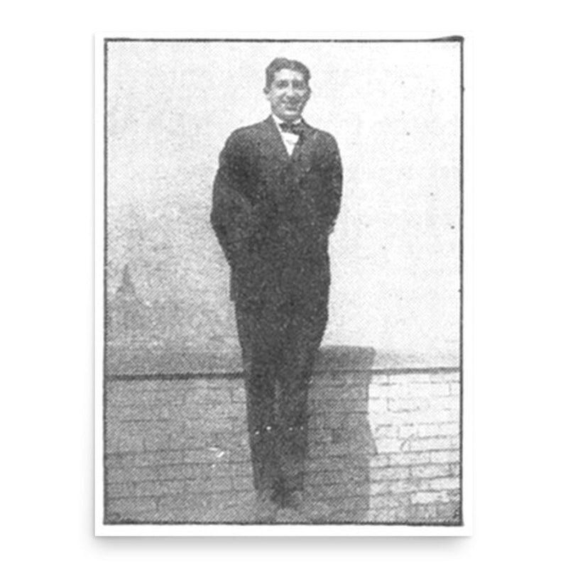 Carl Dreher poster print, in size 18x24 inches.