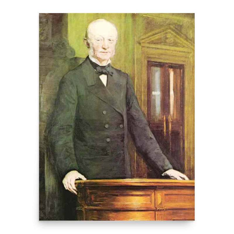 Carl Frederik Tietgen poster print, in size 18x24 inches.