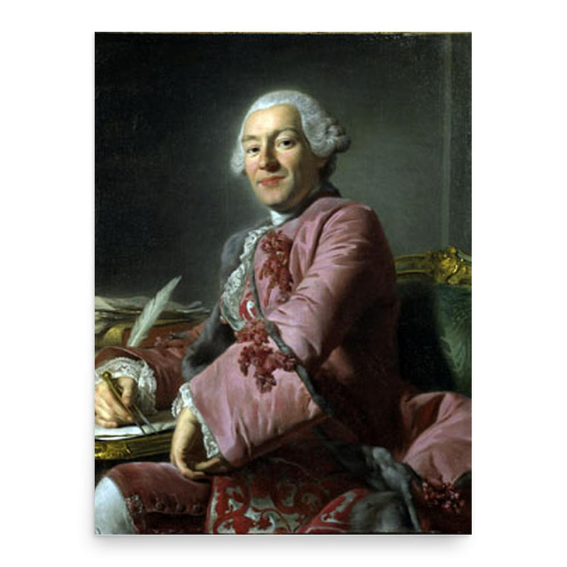 Carl Fredrik Adelcrantz poster print, in size 18x24 inches.