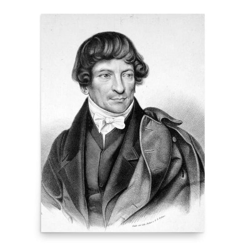 Carl Friedrich Rungenhagen poster print, in size 18x24 inches.