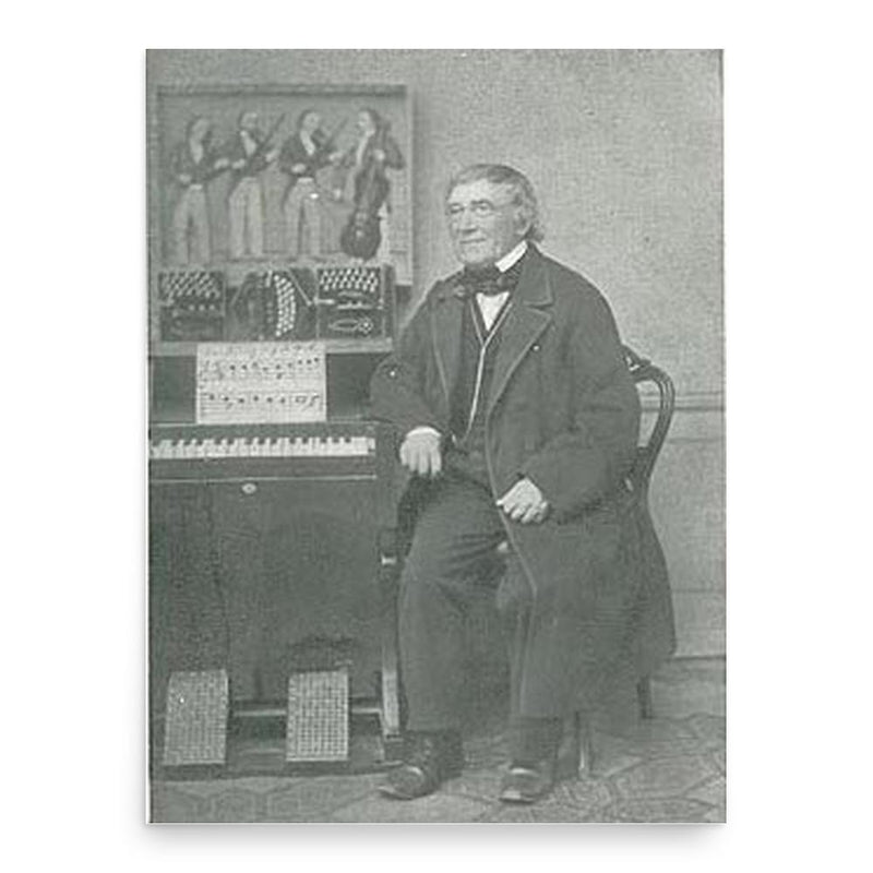 Carl Friedrich Uhlig poster print, in size 18x24 inches.