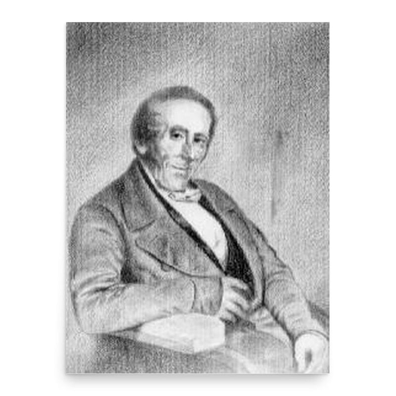 Carl Friedrich von Ledebour poster print, in size 18x24 inches.