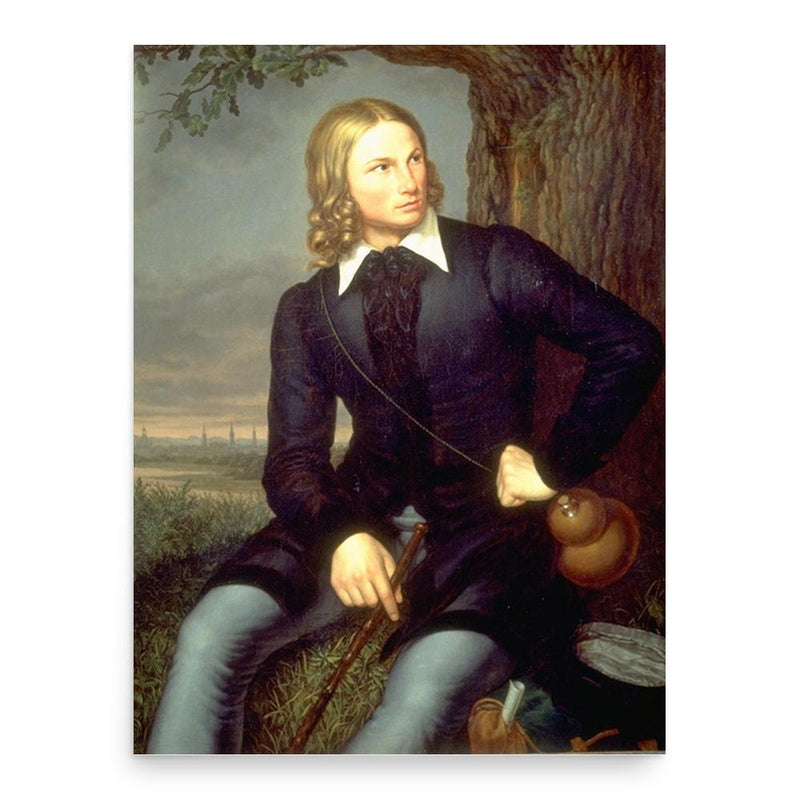 Carl Georg Christian Schumacher poster print, in size 18x24 inches.