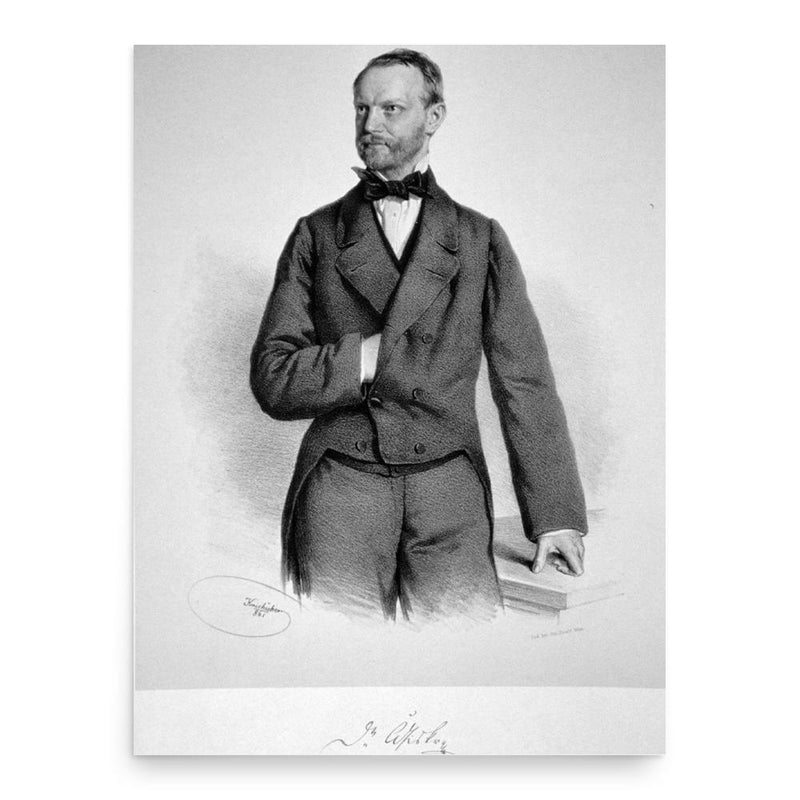 Carl Giskra poster print, in size 18x24 inches.