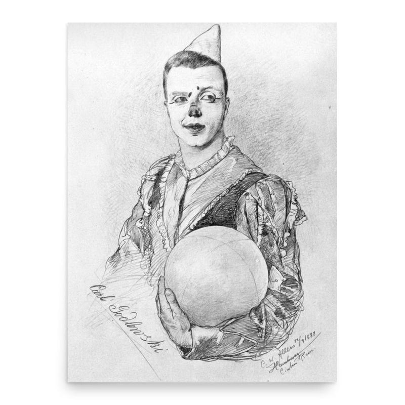Carl Godlewski poster print, in size 18x24 inches.