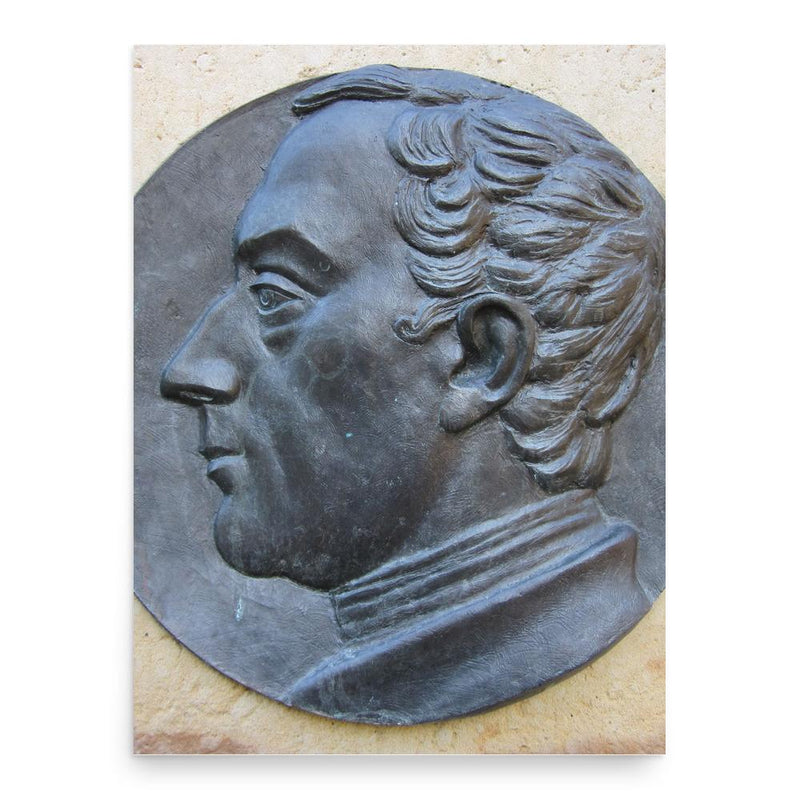 Carl Gottlieb Svarez poster print, in size 18x24 inches.