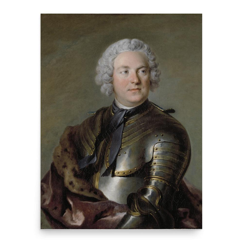 Carl Gustaf Tessin poster print, in size 18x24 inches.
