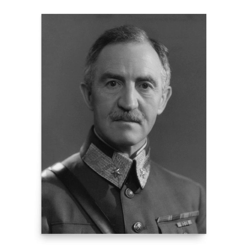 Carl Gustav Fleischer poster print, in size 18x24 inches.