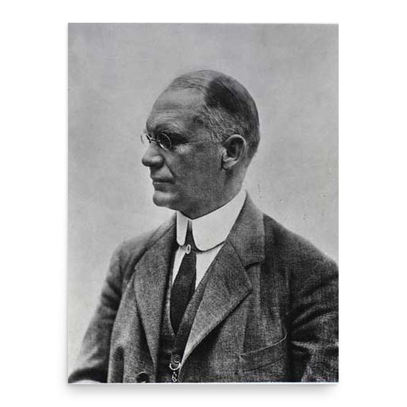 Carl Hansen Ostenfeld poster print, in size 18x24 inches.