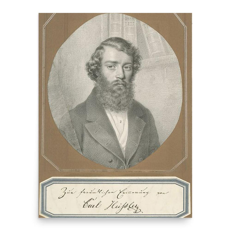 Carl Heissler poster print, in size 18x24 inches.