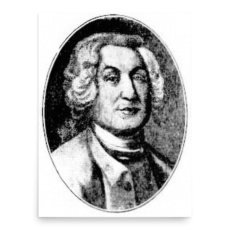 Carl Henrik Wrangel poster print, in size 18x24 inches.