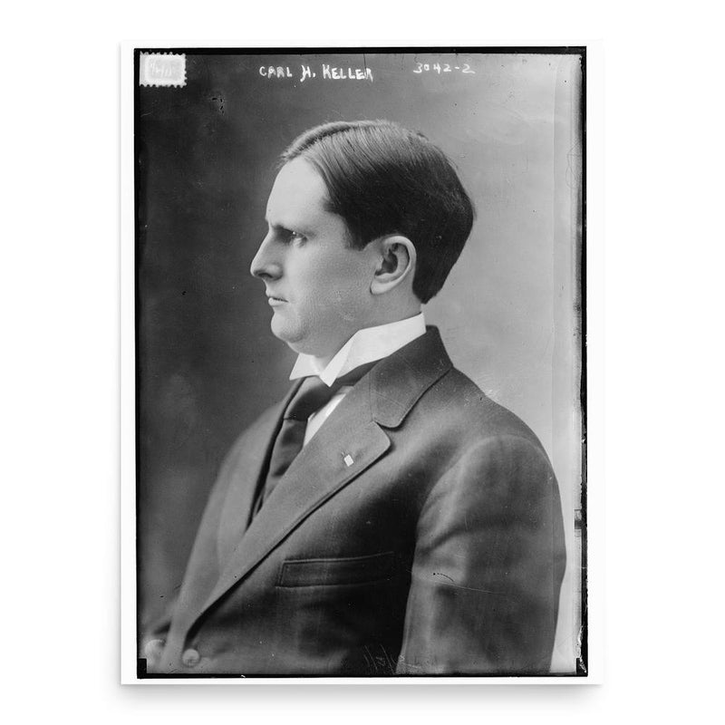 Carl Henry Keller poster print, in size 18x24 inches.