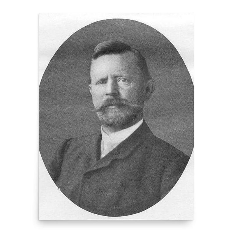 Carl Humann poster print, in size 18x24 inches.